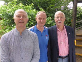 Ross Anderson (Centre) with Andrew Miedler (President) & Barry McDonald (Chair) @ Oakhill Drive Public School, 18 March 2017.