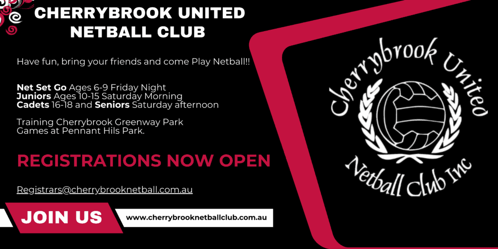 Cherrybrook Netball Registrations 2025