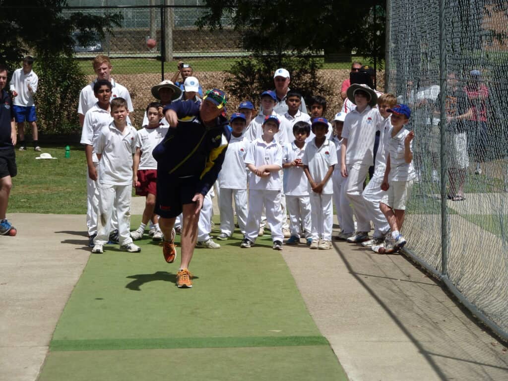 Craig McDermott Coaching at the Sports Club - Sunday 11 November 2012
