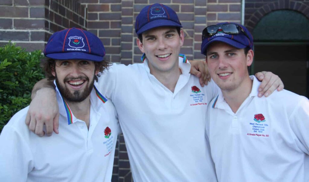 Gav Taylor, Nick Bennett & Matt Jobson - A1 Grand Final - Mark Taylor Oval - 24032013