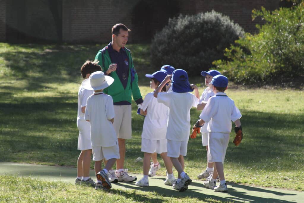 Last minute instructions from Coach Shaun Jackson - U9s November 2010