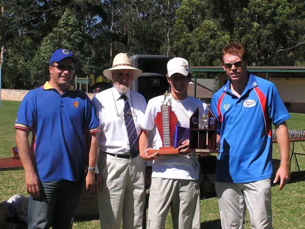 John Coulthard Award Aaron Rigato 2005