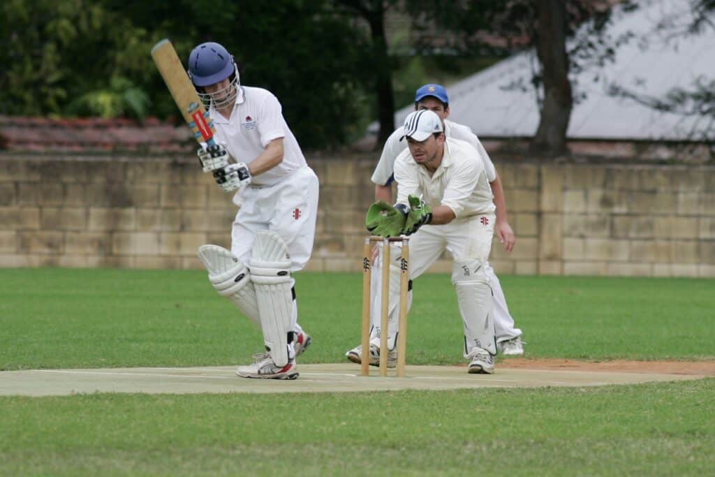 Mark Benett gets one away