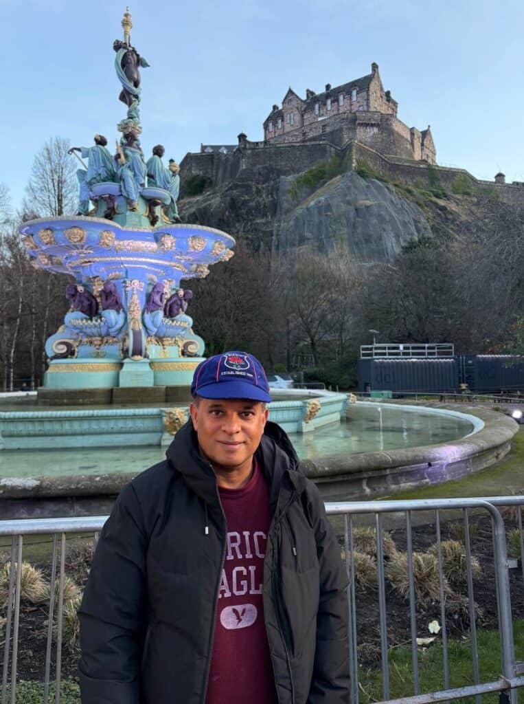 Ravi Gunna D1 Blue Scotland Edinburg Castle - Ross Fountain- January 2025