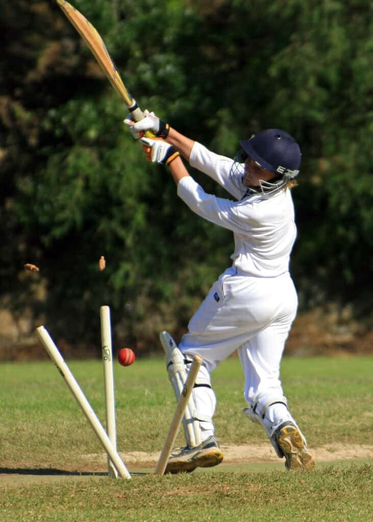 U14 bowler Tom Lee getting another wicket