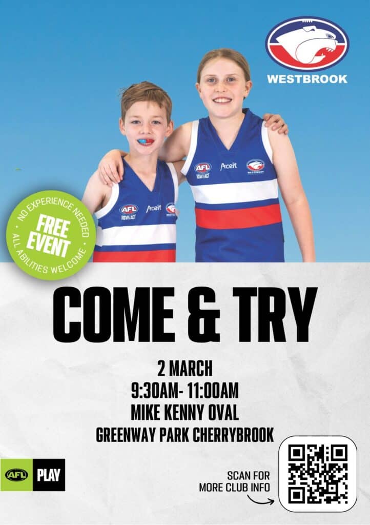 AFL Westbrook Come & Try Day 2025