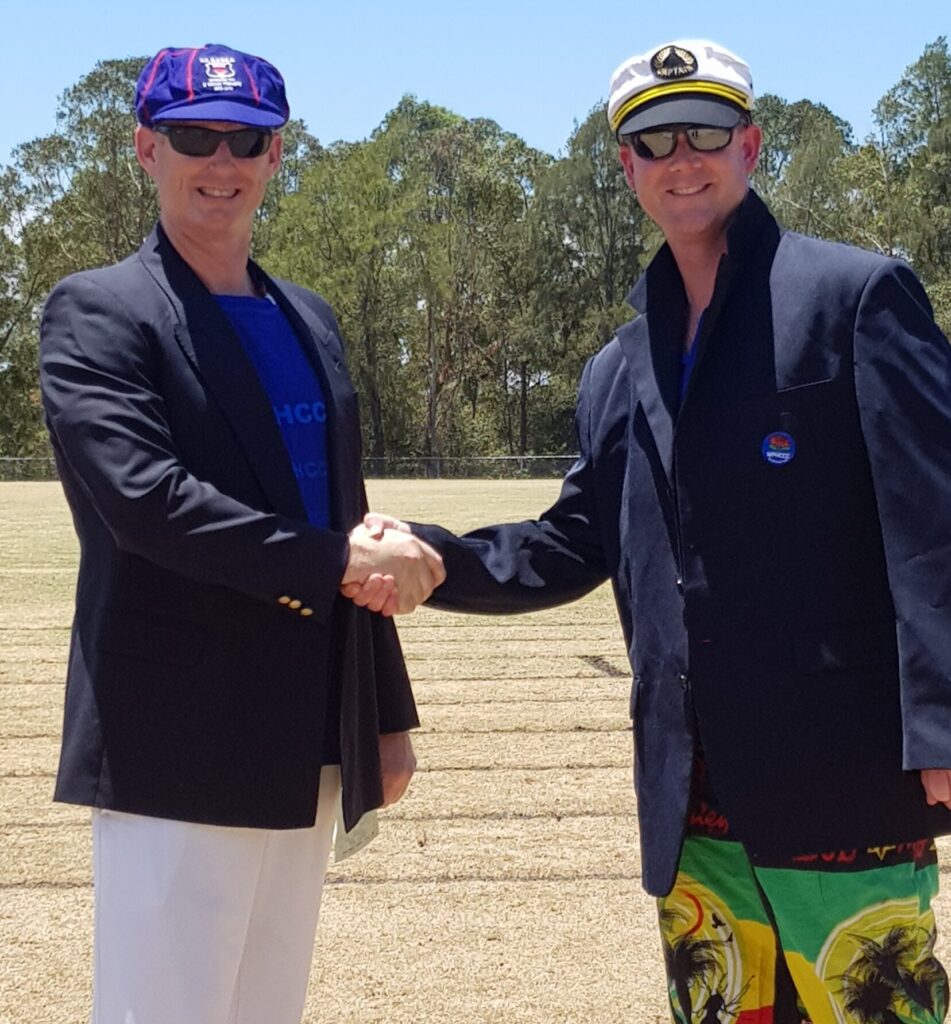 Sheep Station Trophy - A2 - Rick Turner (Blue) & Simon Smyth (Red) - 1st game coin toss - Dural Park - 16th December 2017