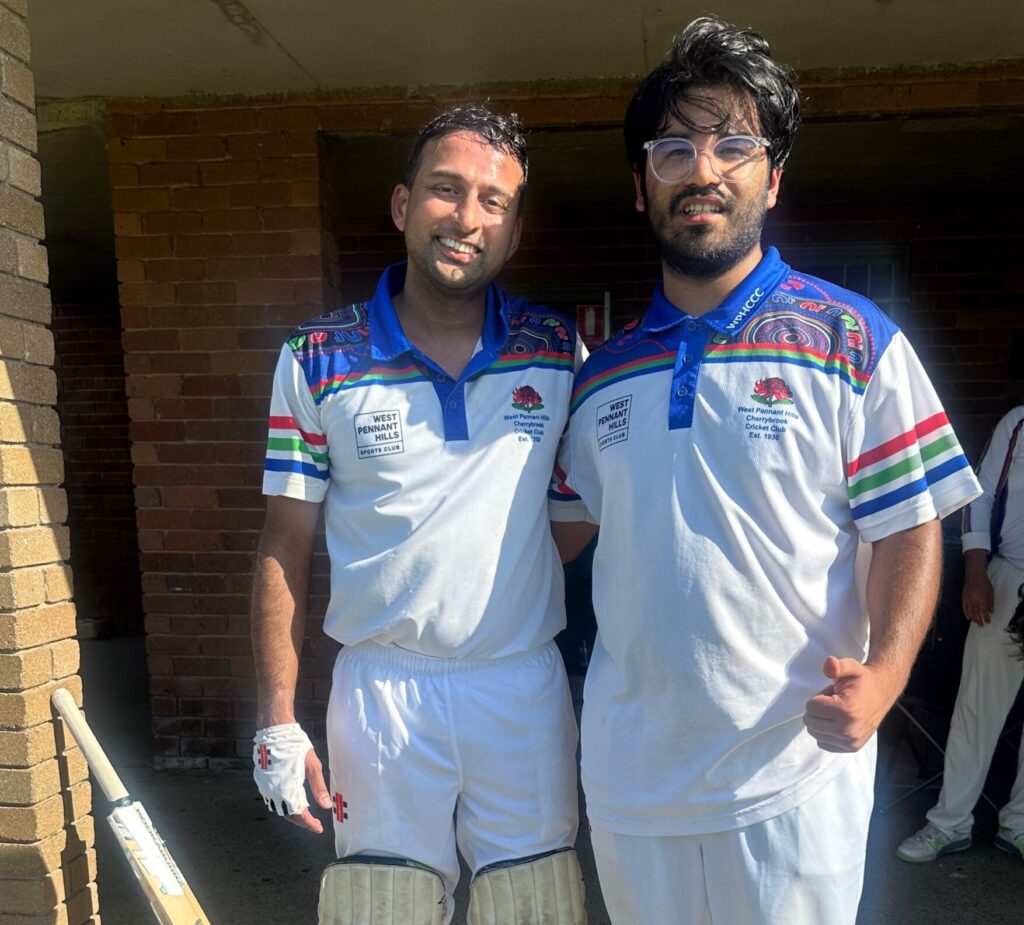 Hari Sankar (62) ad Laskshya Rao (59) safter putting on 115 for the 4th wicket - C2 Grand Final - Montview Oval - 15032025