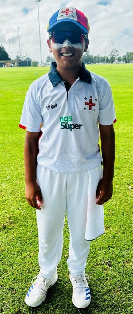 Aaryaveer Tangri (U13 Orange) playing for NSW Sydney North in the PSSA - February / March 2025