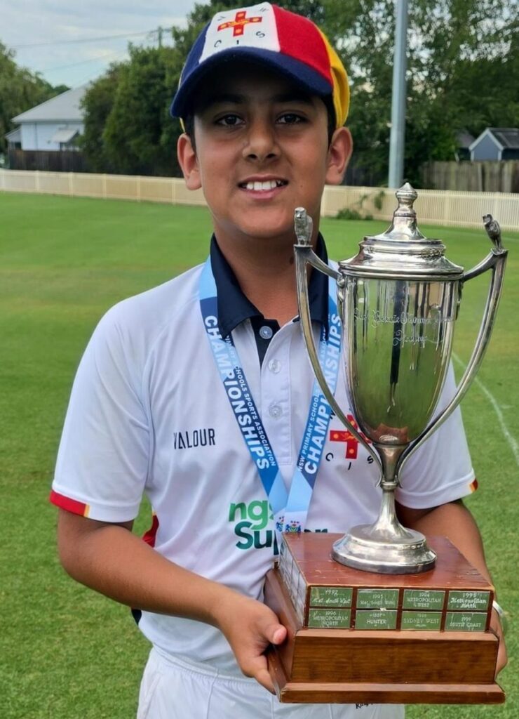 Gurjot Pawar (U13 Gold) playing for NSW CIS in the PSSA - February / March 2025