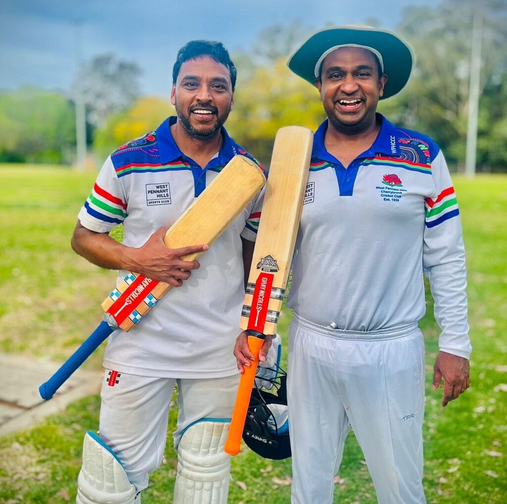 Malinda Dharmadasa (55) & Bala Baghuraman (51) - half century & 91 run partnership Vs CHRSL - Greenup - 27092025