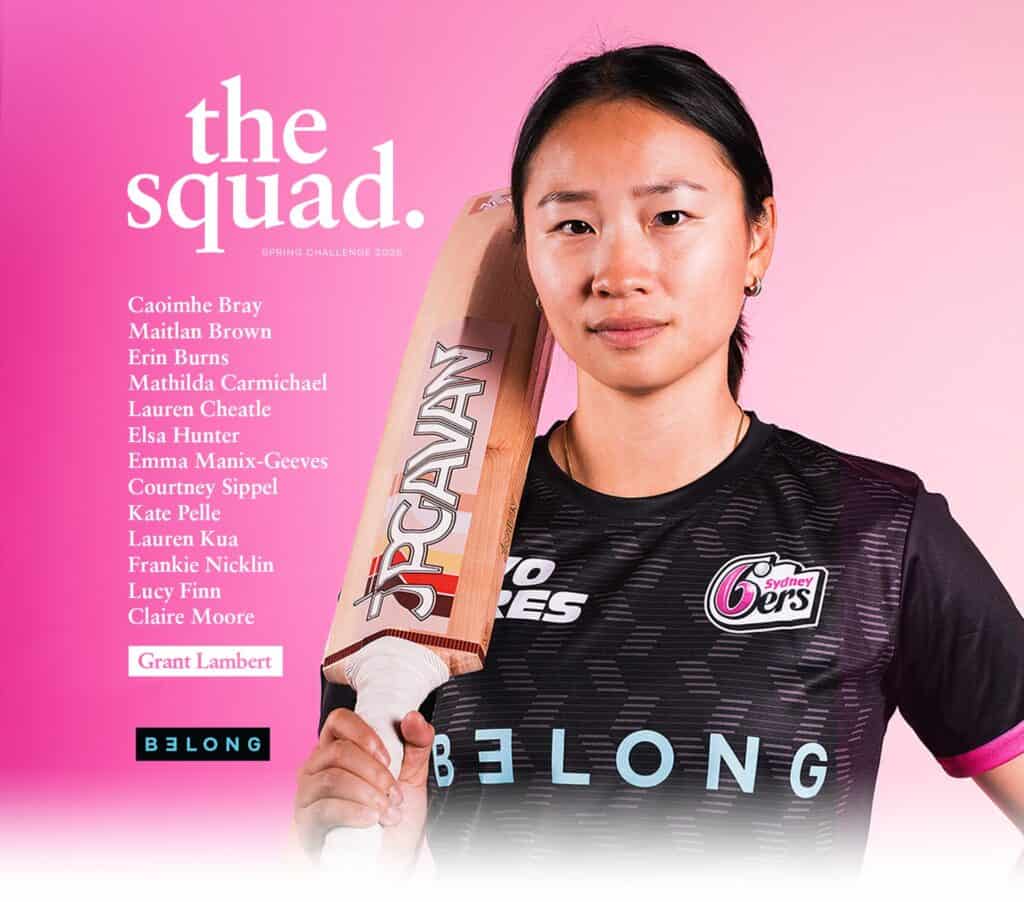 Lauren Kua - Sydney Sixers - 2025 26
