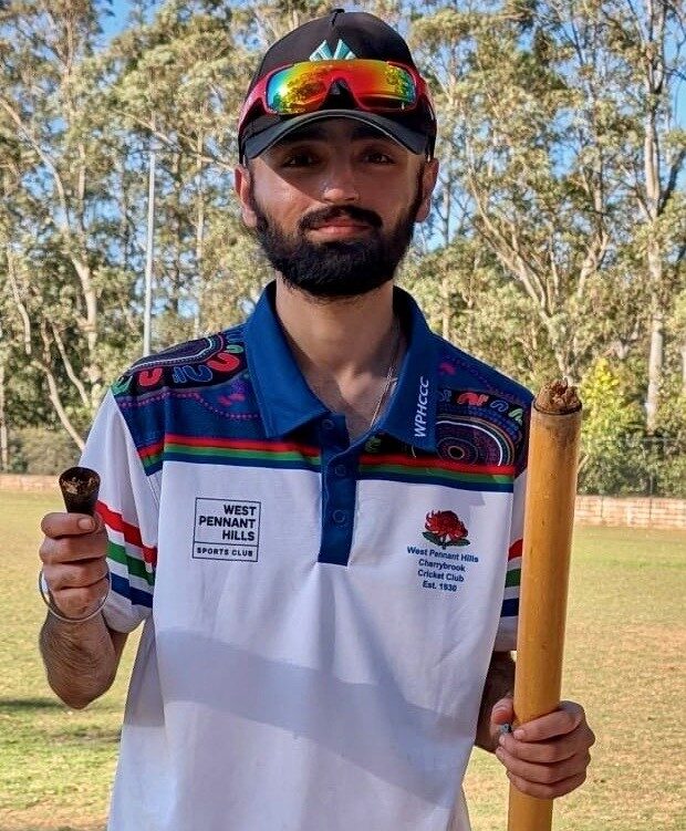 Manraj Singh (C3 Blue) - breaking stump - Campbell Park - 11102025