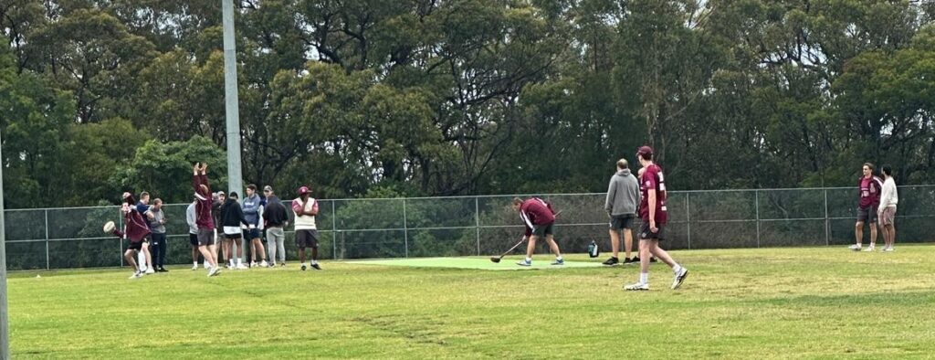 A2 Blue - Dural Park - getting the ground ready for play - 01112025