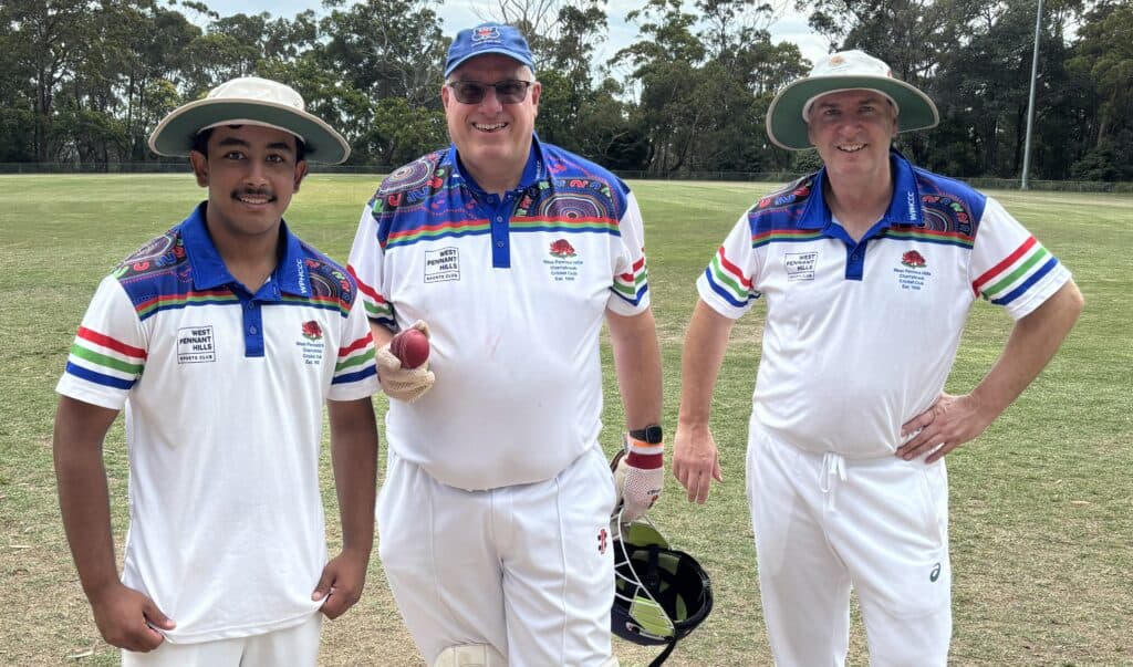 D1 Red - Ian Digby record w/k dismissals (30) with Sarthak Karthak (bowler) & Dave Larkham Vs St Ives - Thornleigh Oval - 15112025