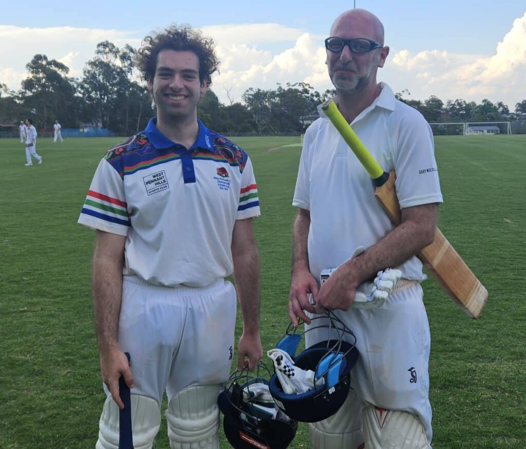 Lance (left) & Luke Tabone (200 no & right) Vs Berowra - Montview Oval West - 08112025