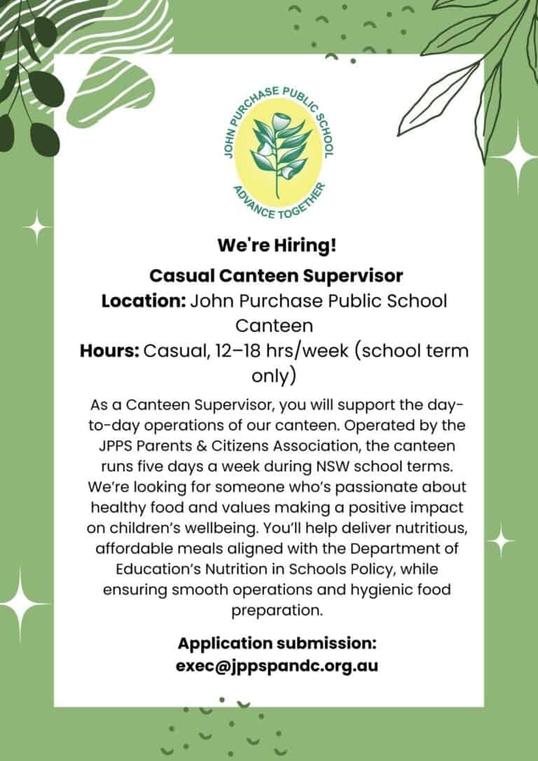 JPPS - Canteen supervisor - 2026