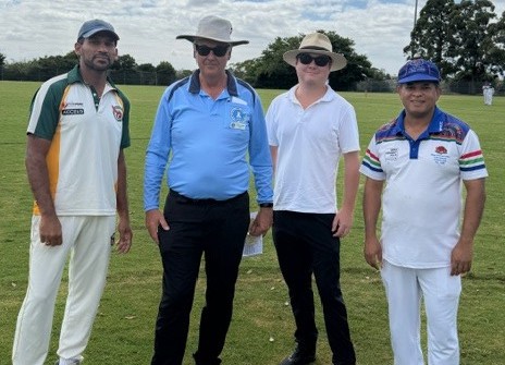 C4 - Grand Final - Captains and Umpires before toss - Montview Oval - 14032026