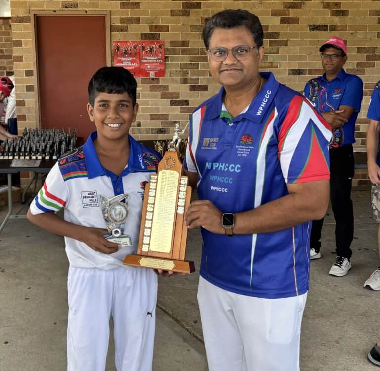 Presentation Day - Juniors Mixed & Girls - Junior Player of the Year (John Coulthard) Trophy - Sachin Dixit - Greenway Park - 21032026