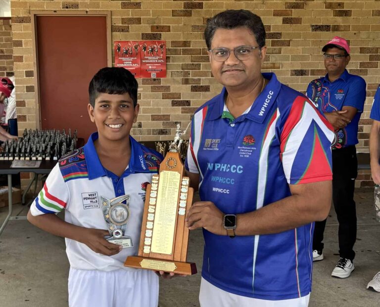 Presentation Day - Juniors Mixed & Girls - Junior Player of the Year (John Coulthard) Trophy - Sachin Dixit - Greenway Park - 21032026