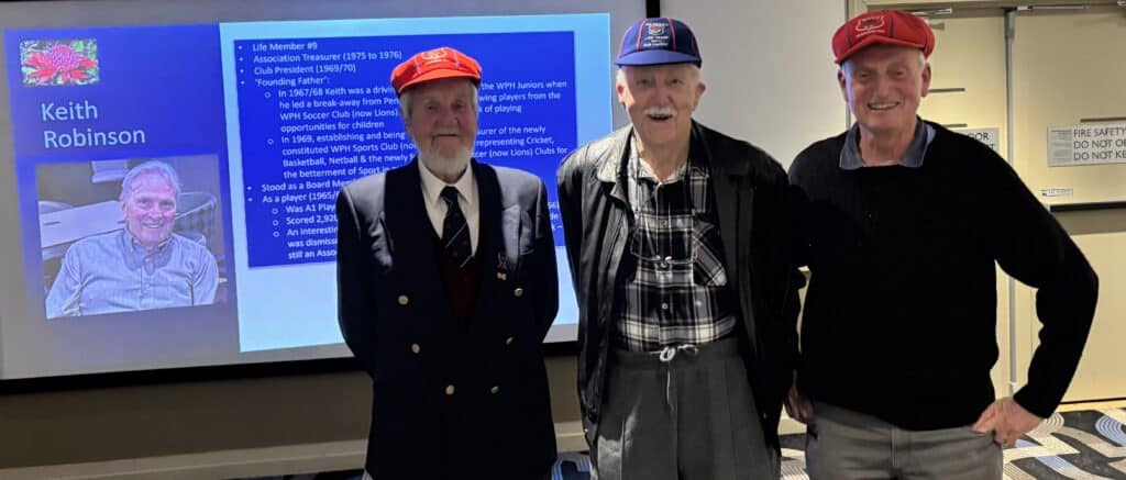 Legends - John Coulthard, Barry McDonald, Ross Anderson - AGM - WPH Sports Club - 23062026