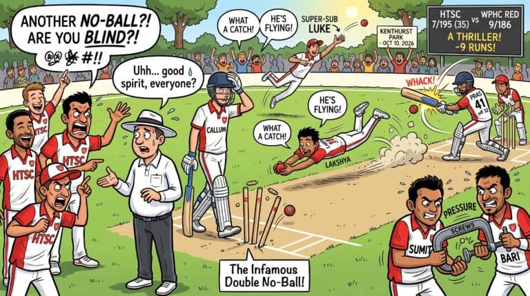 ODC - WPHC Red (Pras) Vs Hornby - cartoon - Kenthurst Park - 10102026