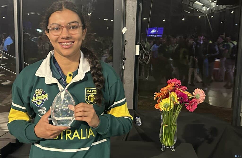 Trisha Yadav - Australia U16 - World Cup - Captain, Player of the Series & Series MVP - South Africa - September 2026