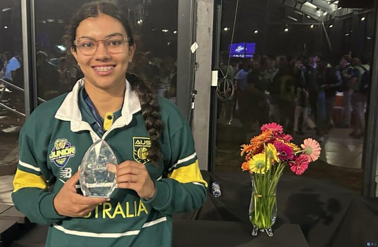 Trisha Yadav - Australia U16 - World Cup - Captain, Player of the Series & Series MVP - South Africa - September 2026