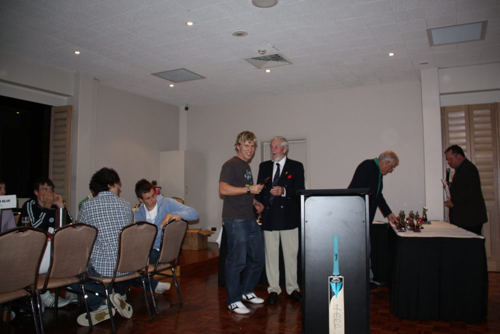 Alex Connell 2,000 runs from John Coulthard - Seniors Presentation Night @ Castle Hill RSL Friday 7 May 2010