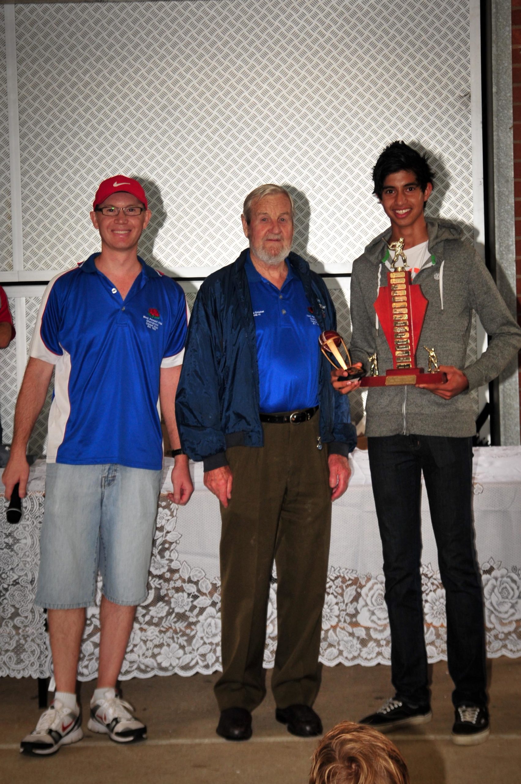 Mansimar Singh (Junior Player of the Year - John Coulthard Trophy - 2011/12 season