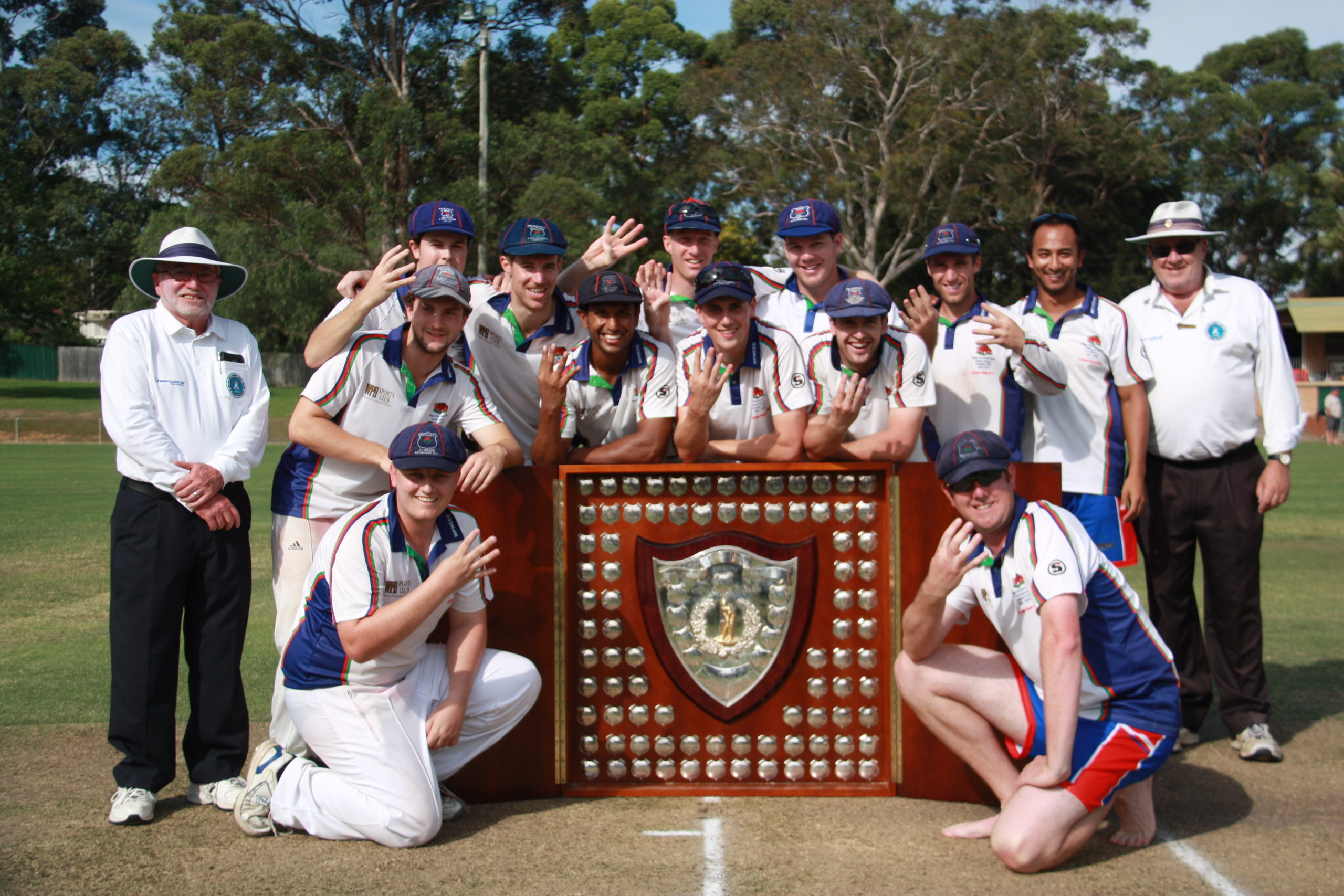 Premiers A1 Grade (Rofie 4) with the Rofe Shield - Asquith Oval 29th March 2015