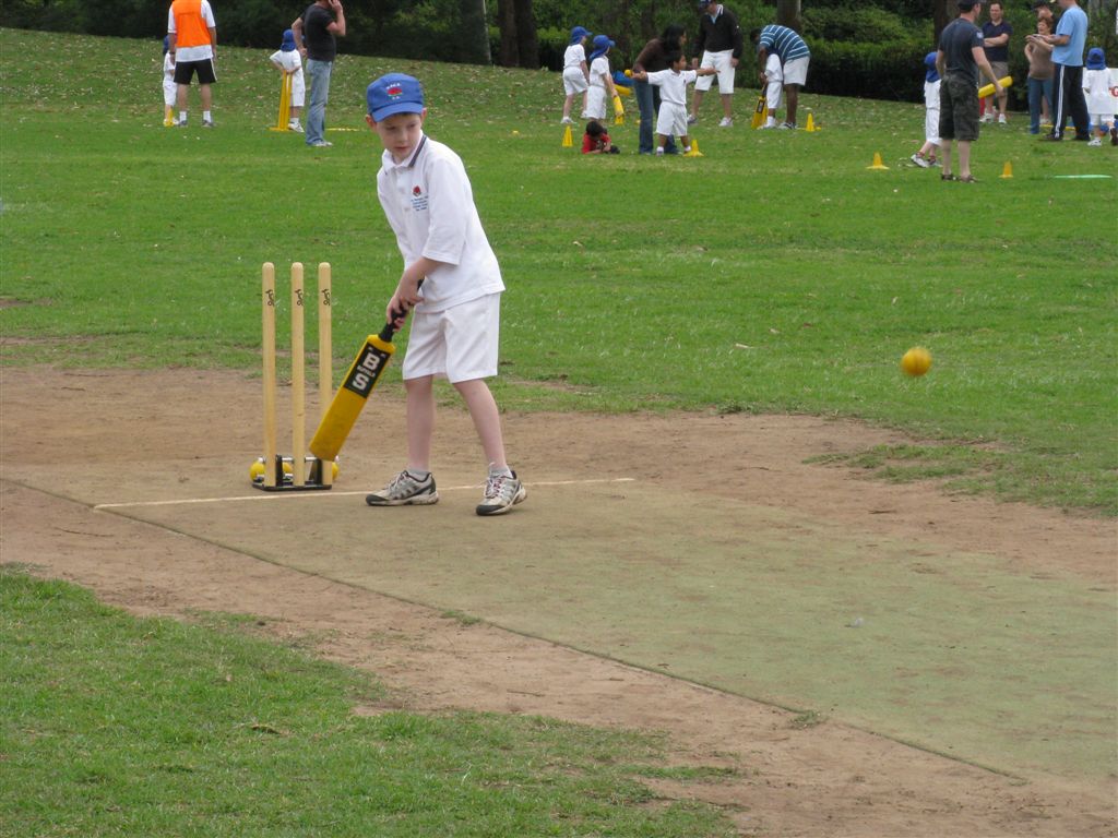 Ross trying out the centre wicket