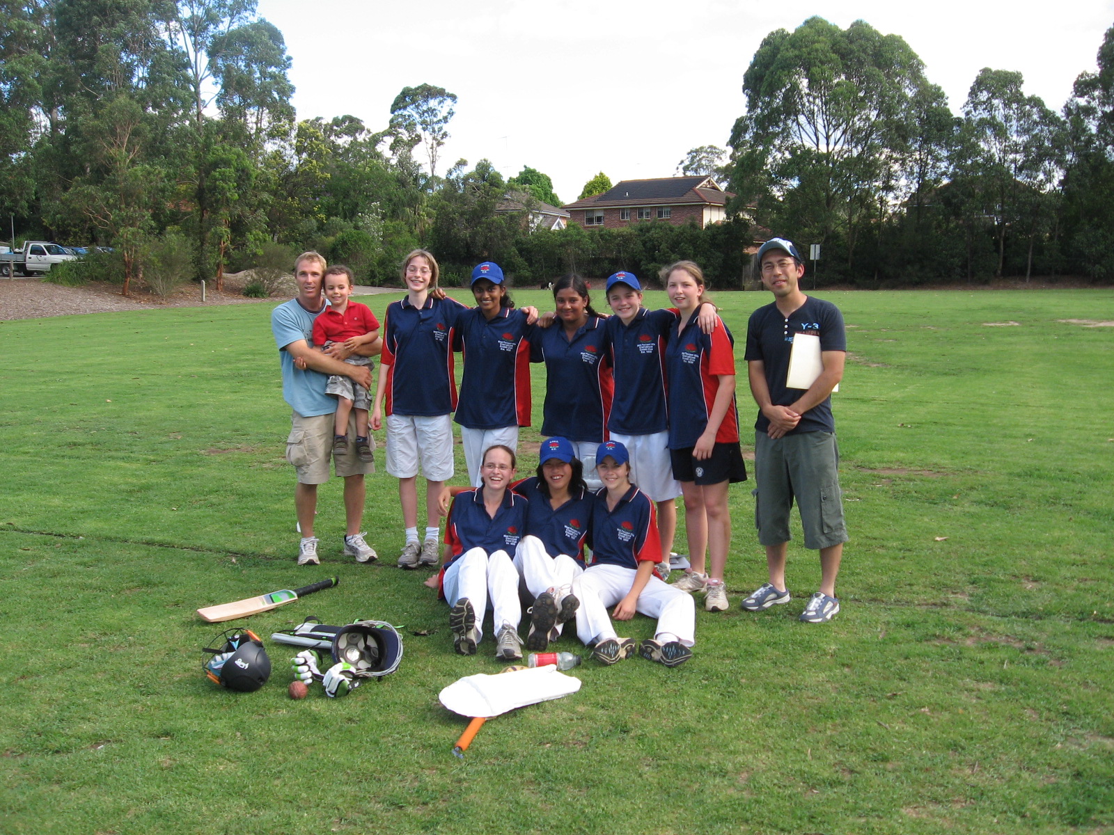 U13 Blue Girls team photo 2008-09